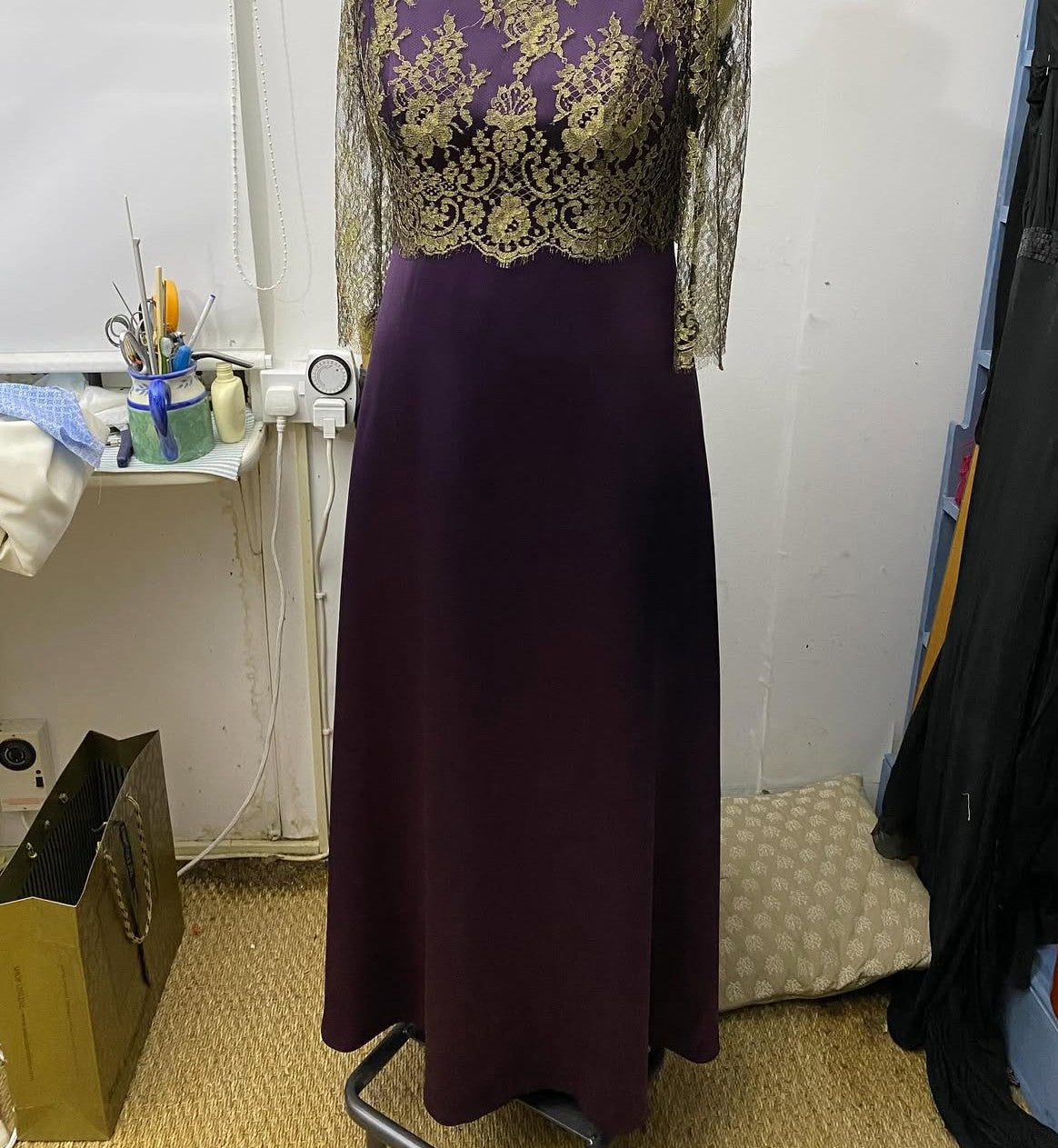 Gold on Gold Chantilly Lace - Natasha