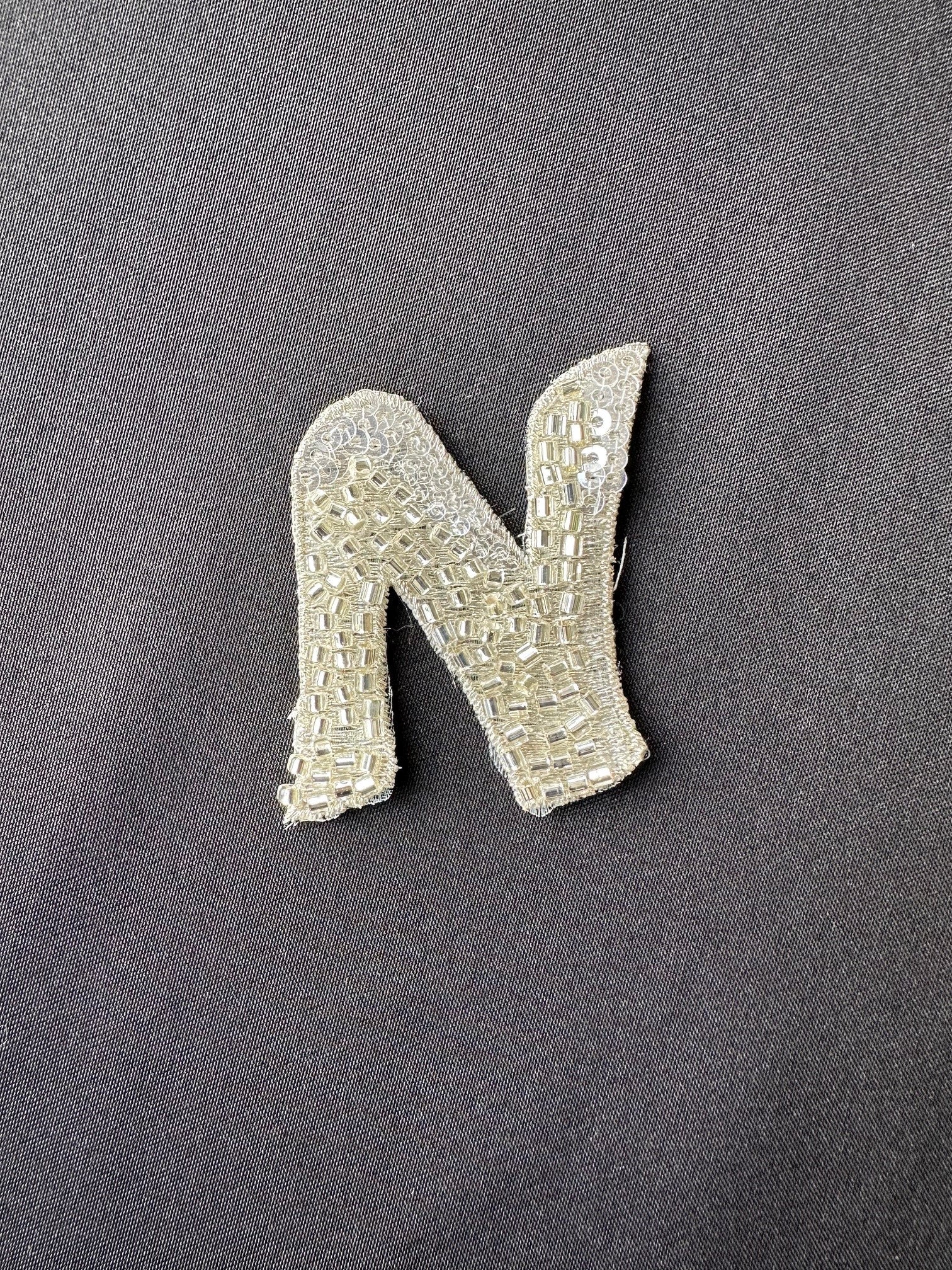 Beaded Letter N