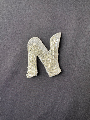 Beaded Letter N