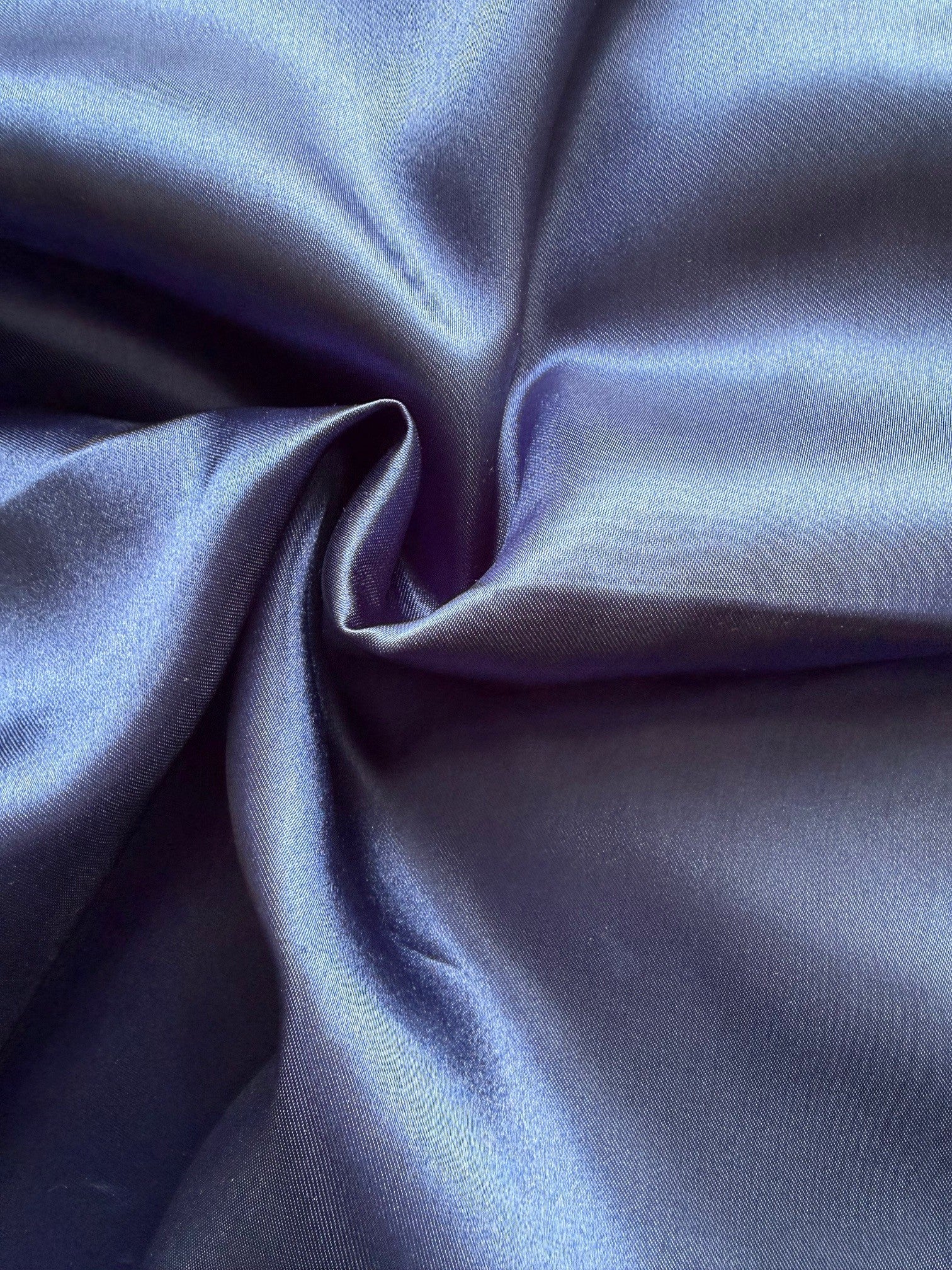 Navy Polyester Satin - Flamenco (CF)
