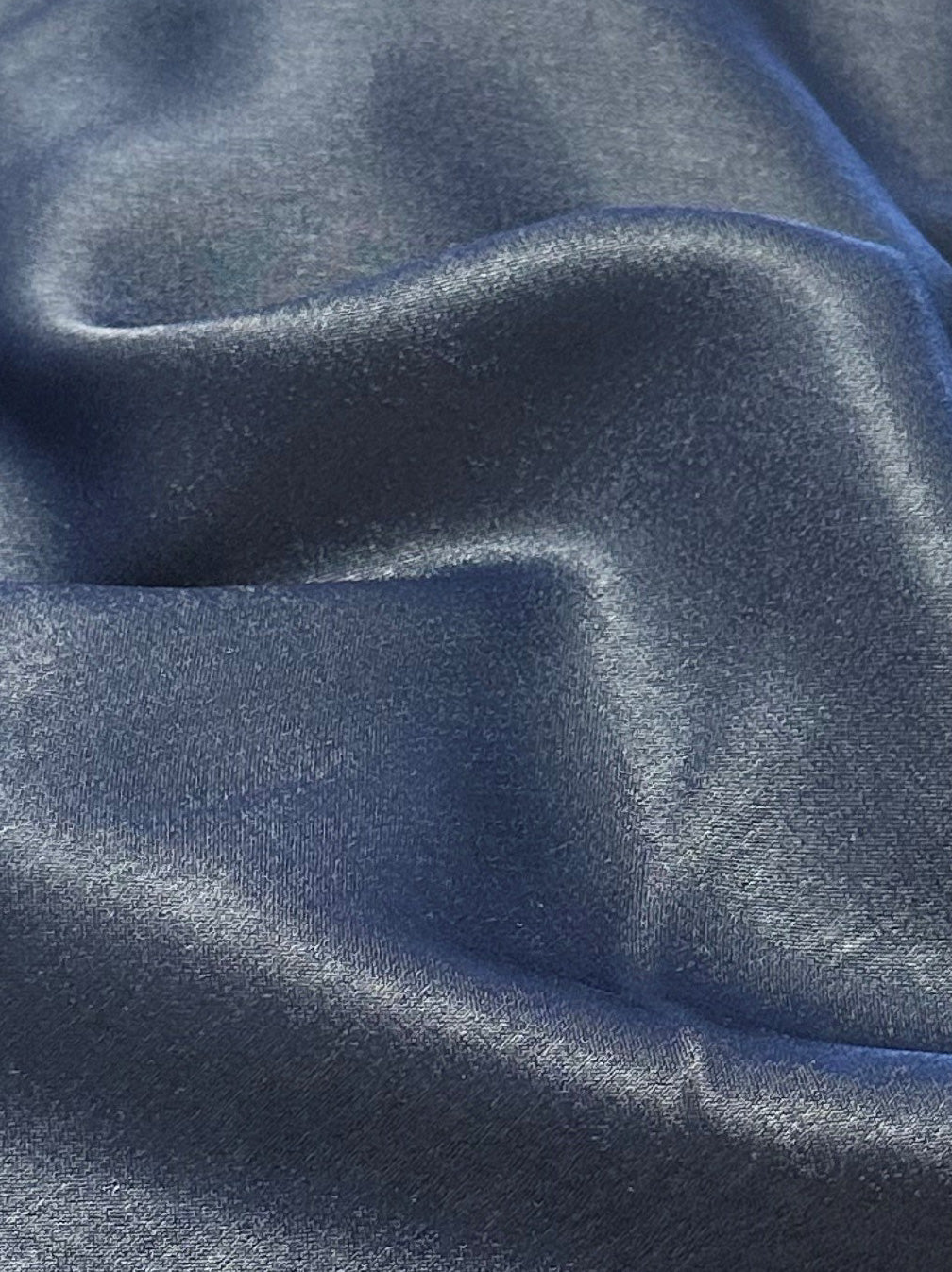 Navy Polyester Satin - Purpose