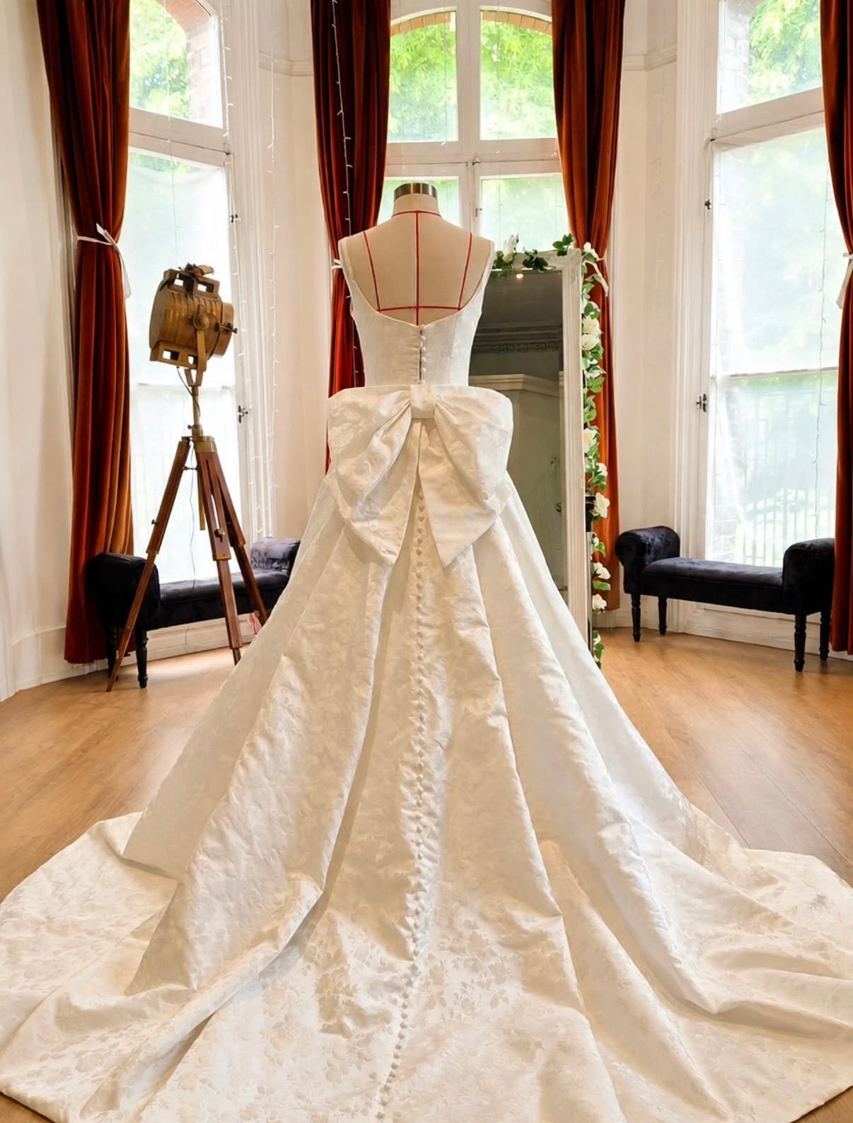 Ivory Jacquard Brocade - Norfolk