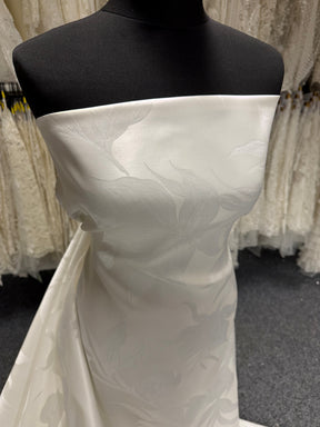 Ivory Italian Silk Blend Brocade - Worthy