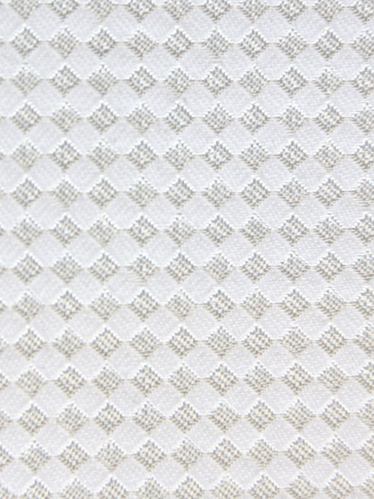 White Waistcoat Fabric - Oslo
