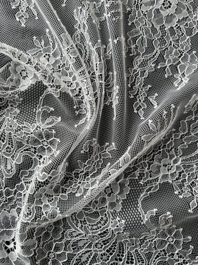 White Raschel Lace - P223