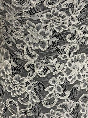 Ivory Corded Lace - P210