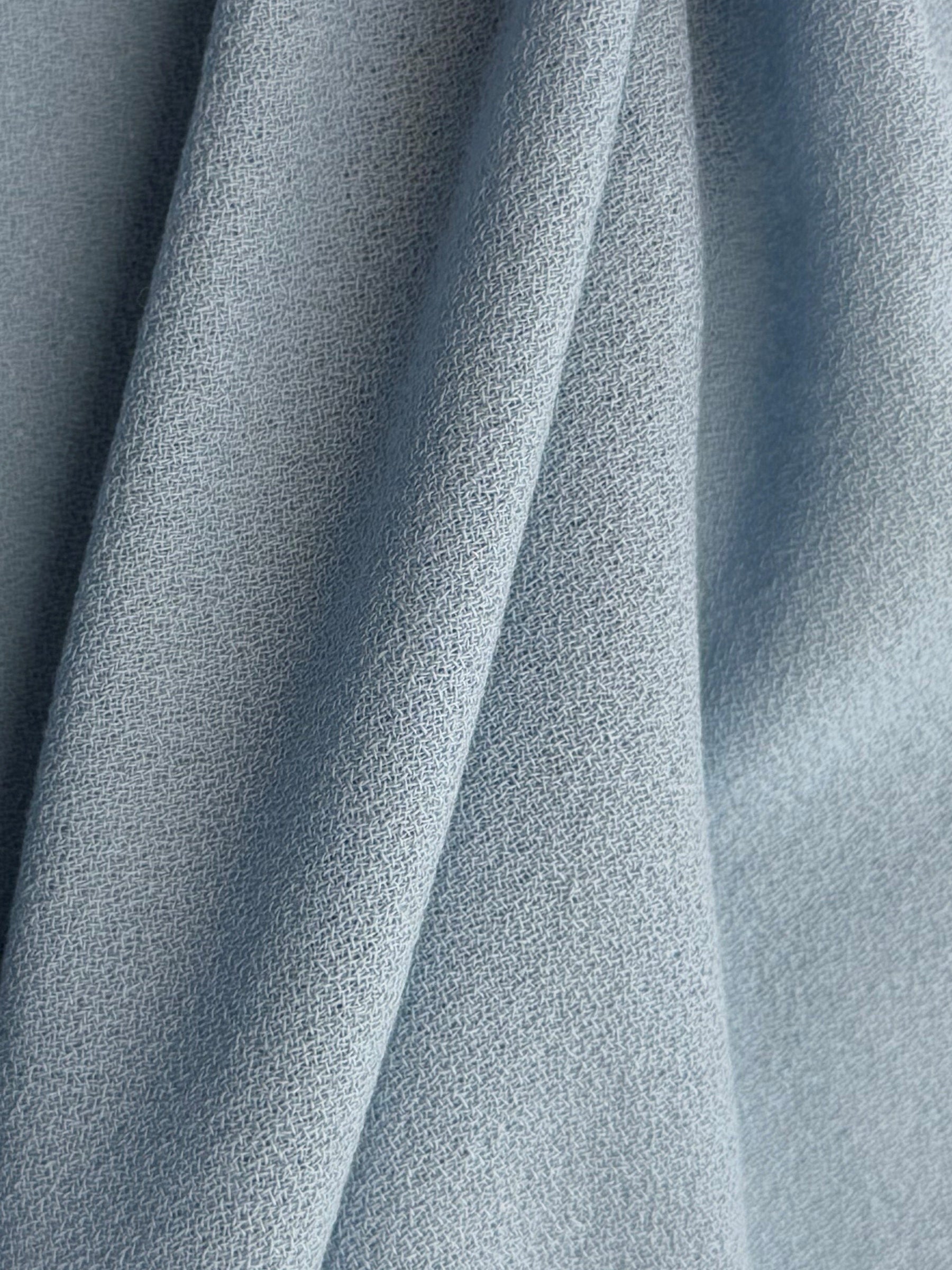 Duck Egg Italian Wool Crepe - P640
