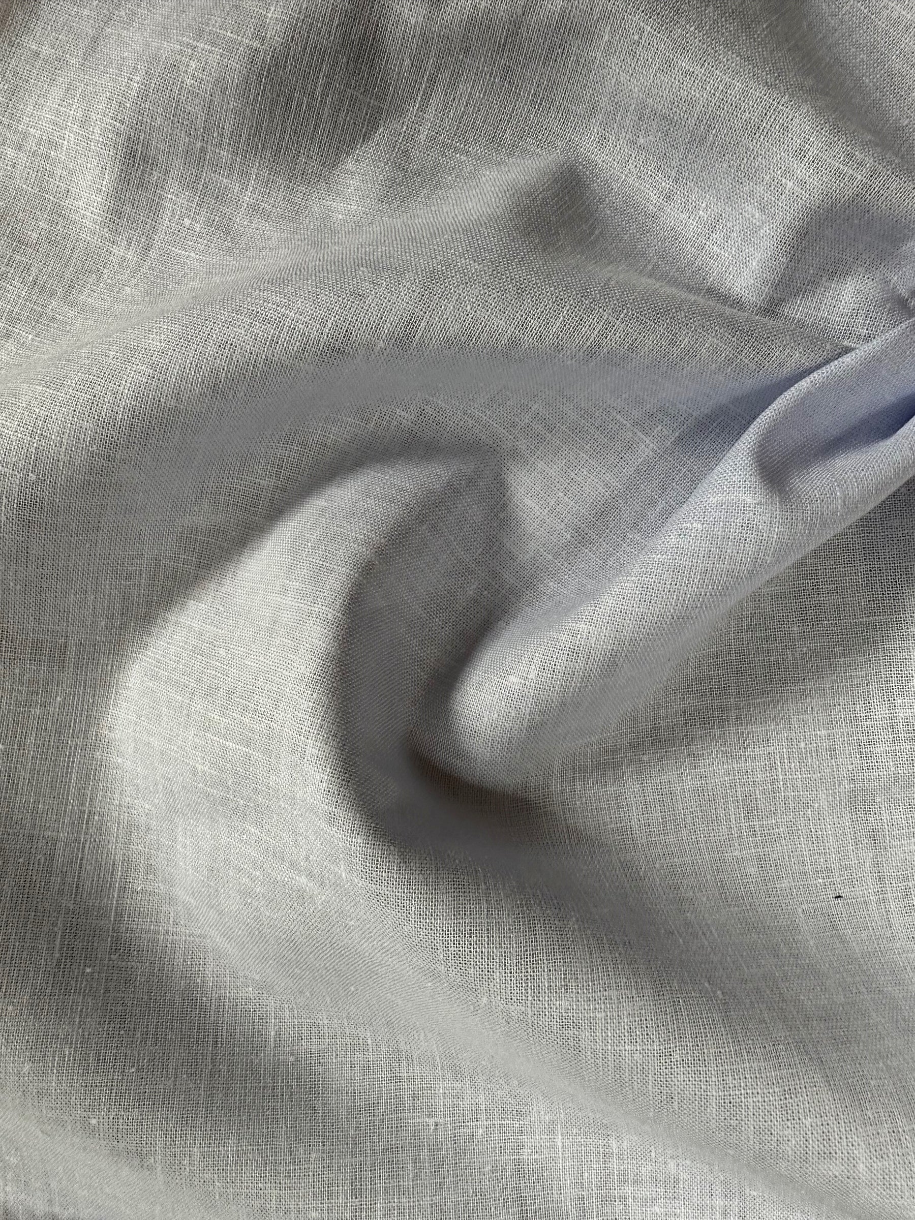 Pale Blue Linen Cotton - Agen