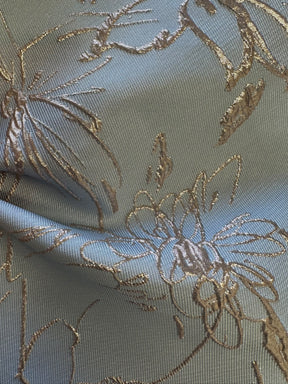 Pale Blue Jacquard Brocade - Calamity