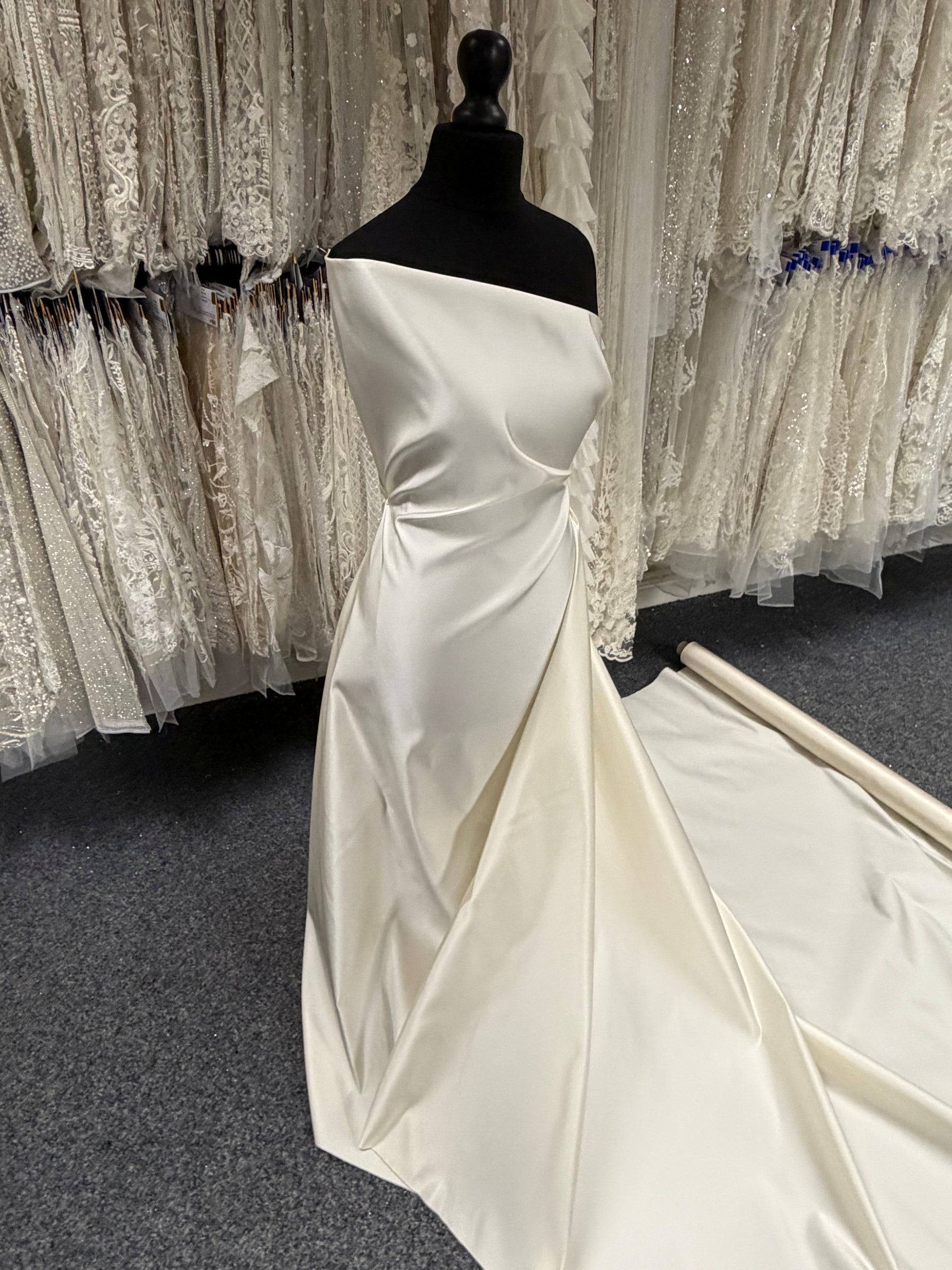 Ivory Silk Peau de Soie - Parade