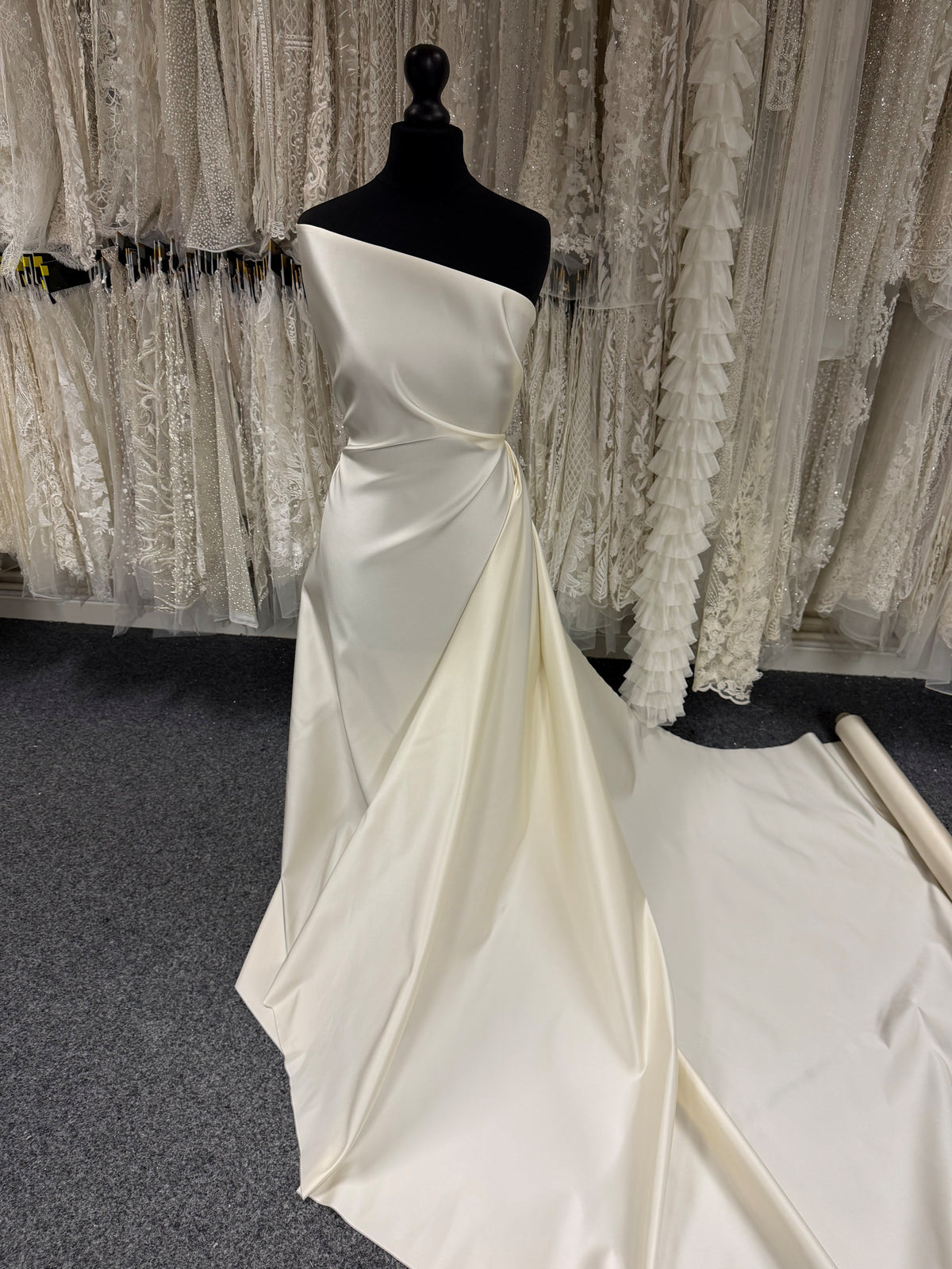 Ivory Silk Peau de Soie - Parade