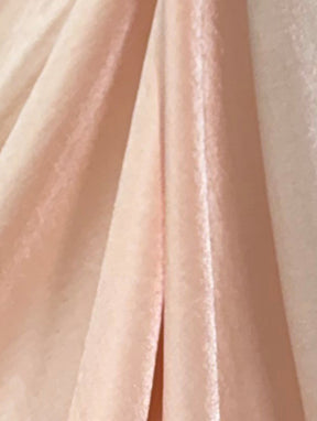 Peach Viscose Blend Fabric  - Ferrari
