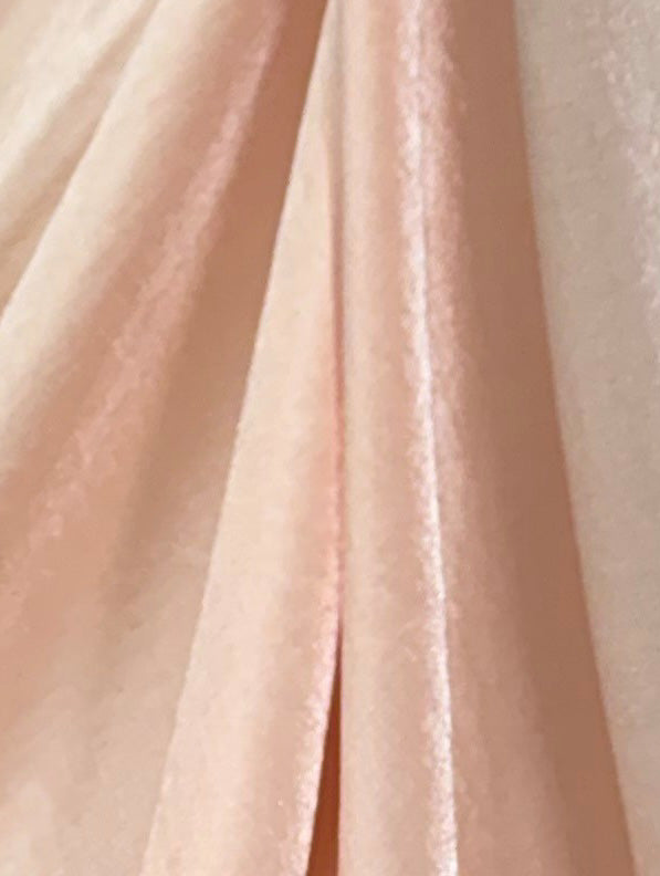 Peach Viscose Blend Fabric  - Ferrari