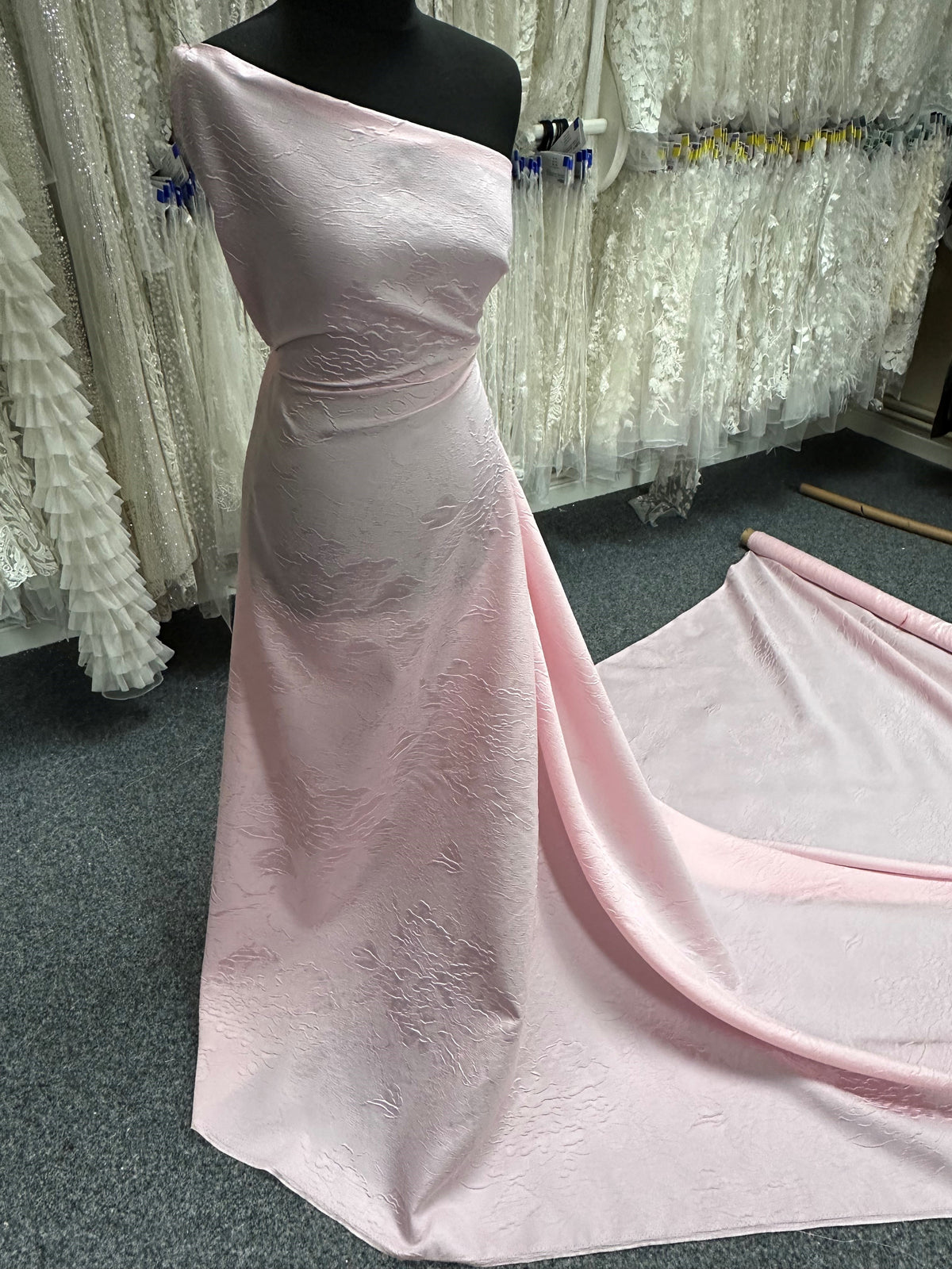 Pink Textured Jacquard - Olivia (CF)