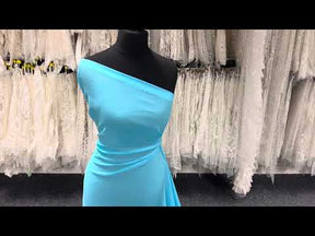 Turquoise Polyester Chiffon - Benevolence