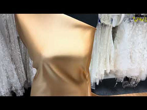 Gold Polyester Satin - Contessa