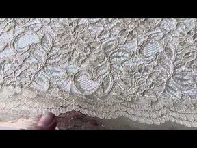 Champagne Raschel Lace - Ezra