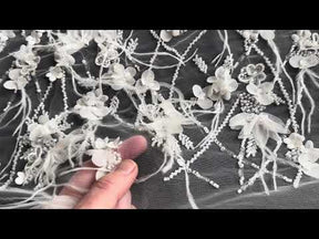 Ivory Feather Lace - Zuly