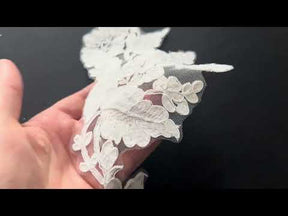 Ivory Corded Lace Trim - Company