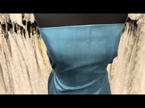 Teal Polyester Satin Backed Dupion - Clarity (P967)