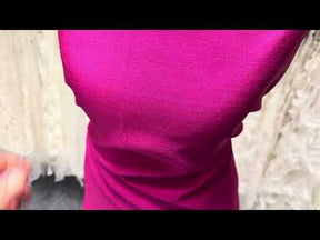 Fuchsia Polyester Satin Backed Dupion - Clarity (P967)