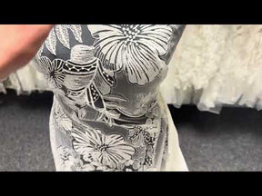 Ivory Embroidery Floral Lace - EB5057