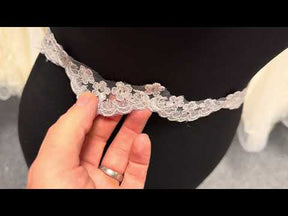Silver Corded Sequin Edging - T713