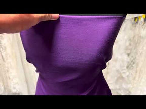 Viola Polyester Satin Backed Dupion - Clarity (P967)