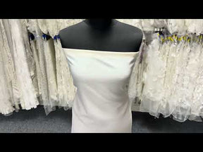 Ivory Stretch Italian Wool Crepe - PH4002