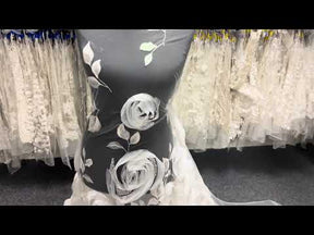 Ivory 3D Embroidered Lace - Asalla