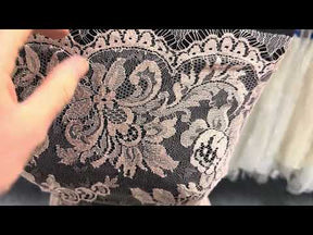 Pink Chantilly Lace - P165