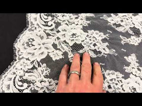 Ivory Corded Lace Trim - Rhonda