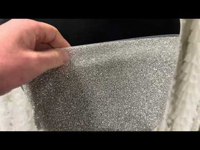 Ivory Glitter Tulle - Lax