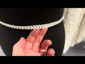 Ivory Beaded Dress Trim - EH2033