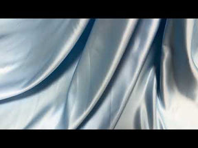 Pale Blue Polyester Duchess Satin - Contessa
