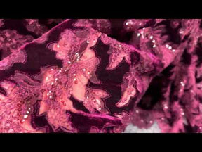 Wine 3D Velvet Lace - EB3023