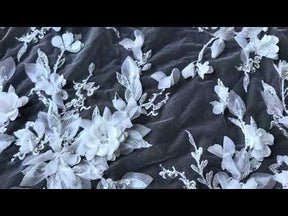 Ivory 3D Flower Lace - Oktober