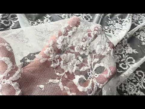 Ivory Sequin Lace - P218