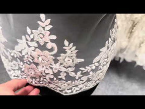 Ivory Sequin Edging - T661