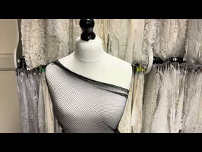 Soft Black Net Birdcage - Barrage