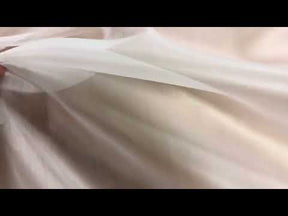 White Silk Satin Organza - P771