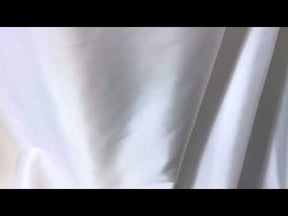 White Polyester Stretch Satin - Sentry