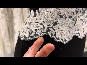 Ivory Beaded Lace Trim - EF2004