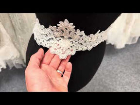 Ivory Corded Beaded Edging - T882