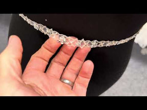 Silver Beaded Sequin Edging - T148