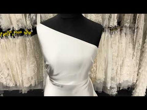Ivory Silk Satin - St Tropez