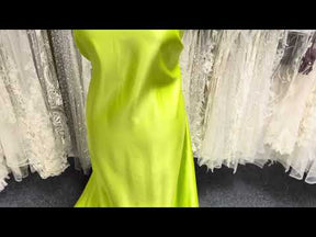 Lime Polyester Satin - Contessa (CF)