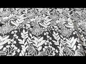 Ivory Sequin Bridal Lace - EB3049