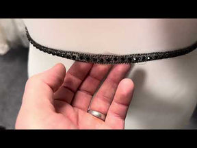 Black Beaded Trim - EH1015