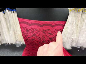 Light Wine Corded Lace - P947